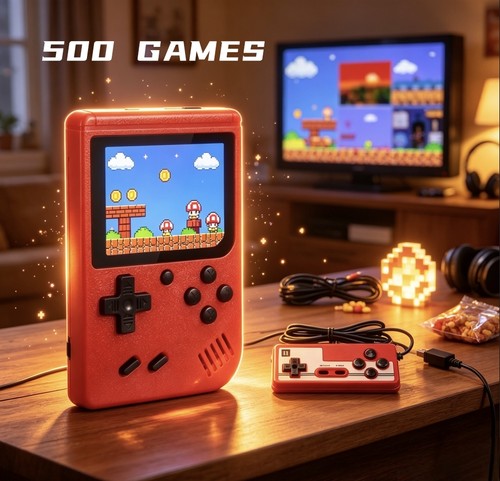 Built 500 classic games - in,